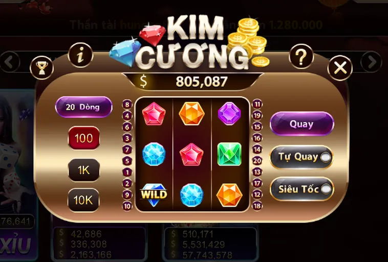 Khám Phá Trò Chơi Nổ Hũ Kim Cương Tại 33Win Đầy Hấp Dẫn